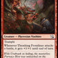 (167) Magic The Gathering March of the Machine Single: Thrashing Frontliner  Common