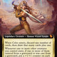 (167) Magic The Gathering Commander: Magic: The Gathering - FINAL FANTASY: Extras Single: Celes, Rune Knight (V.1) Holo Mythic
