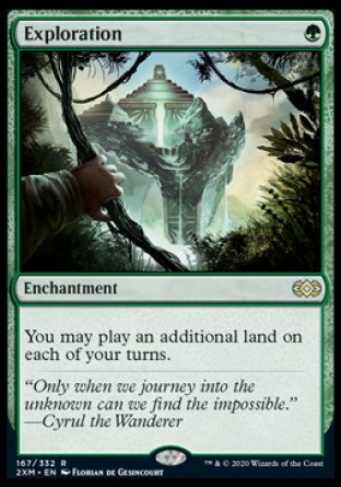(167/332) Magic The Gathering Double Masters Single: Exploration Holo Rare