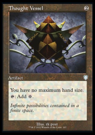 (167) Magic The Gathering Commander: The Brothers' War Single: Thought Vessel Holo Uncommon
