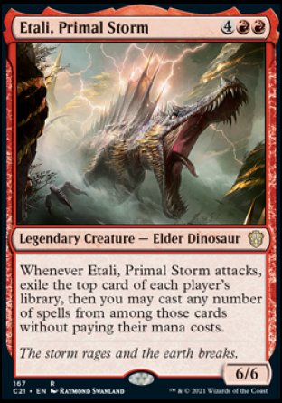 (167) Magic The Gathering Commander: Strixhaven Single: Etali, Primal Storm  Rare