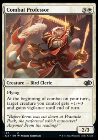 (167) Magic The Gathering Jumpstart 2022 Single: Combat Professor  Common