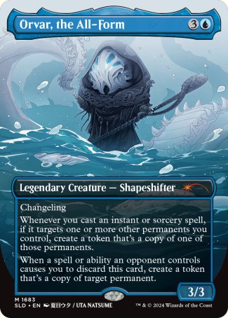 (1683) Magic The Gathering Secret Lair Drop Series Single: Orvar, the All-Form Holo Mythic