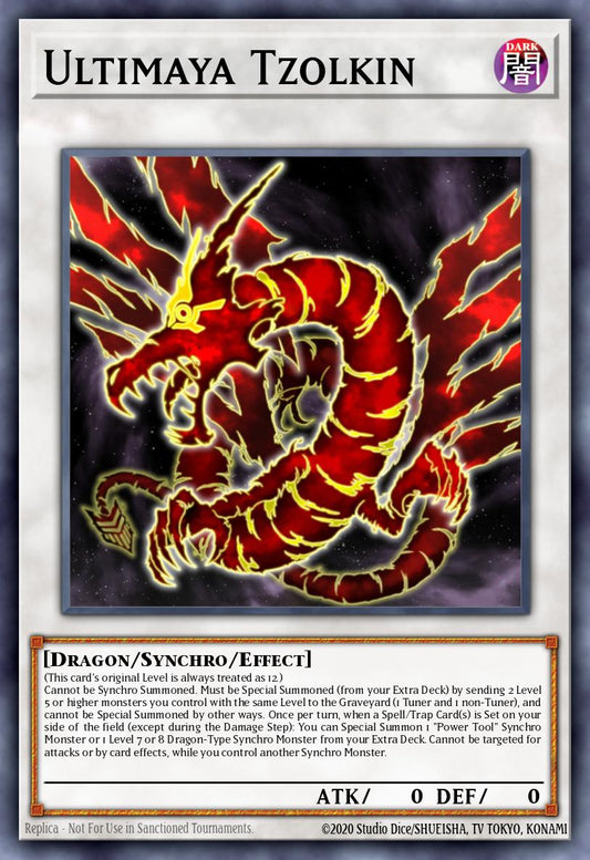 (027) YuGiOh TCG MP24: 25th Anniversary Tin: Dueling Mirrors Single: Ultimaya Tzolkin  Quarter Century Secret Rare