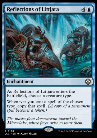 (168) Magic The Gathering Commander: The Lost Caverns of Ixalan Single: Reflections of Littjara  Rare