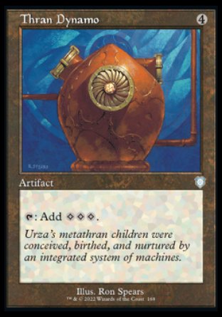 (168) Magic The Gathering Commander: The Brothers' War Single: Thran Dynamo  Uncommon
