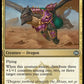 (168) Magic The Gathering Tarkir: Dragonstorm Single: Armament Dragon Holo Uncommon