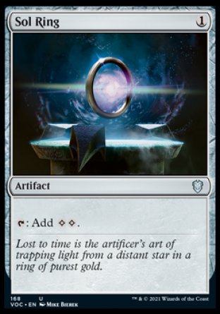 (168) Magic The Gathering Commander: Innistrad: Crimson Vow Single: Sol Ring  Uncommon