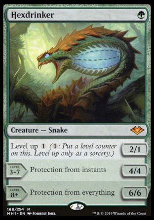 (168/254) Magic The Gathering Modern Horizons Single: Hexdrinker Holo Mythic