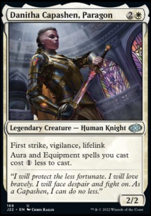 (168) Magic The Gathering Jumpstart 2022 Single: Danitha Capashen, Paragon  Uncommon