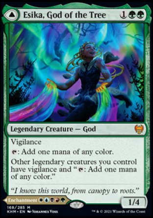 (168) Magic The Gathering Kaldheim: Promos Single: Esika, God of the Tree // The Prismatic Bridge  Mythic