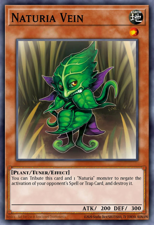 (096) YuGiOh TCG HAC1: Hidden Arsenal: Chapter 1 Single: Naturia Vein (V.2 - Parallel Rare)  Parallel Rare