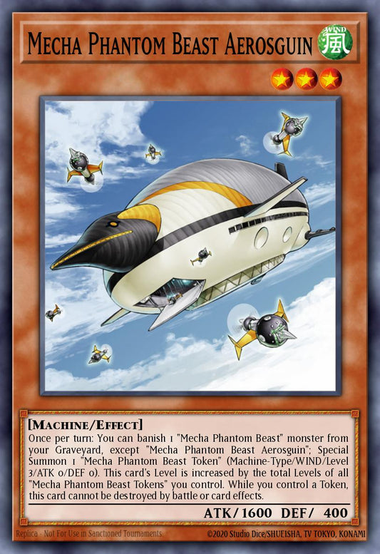 (114) YuGiOh TCG MP14: 2014 Mega-Tins Mega-Pack Single: Mecha Phantom Beast Aerosguin  Ultra Rare