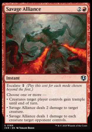(169) Magic The Gathering Innistrad Remastered Single: Savage Alliance Holo Uncommon
