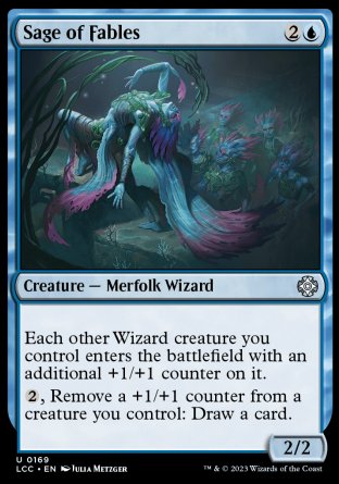 (169) Magic The Gathering Commander: The Lost Caverns of Ixalan Single: Sage of Fables  Uncommon