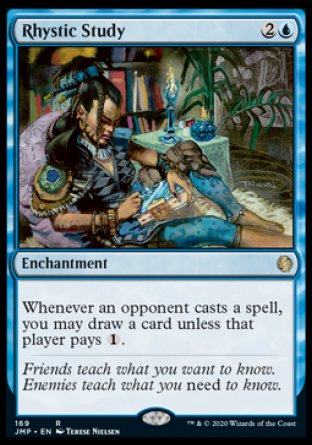 (169) Magic The Gathering Jumpstart Single: Rhystic Study  Rare