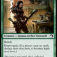 (169) Magic The Gathering Innistrad: Midnight Hunt Single: Bird Admirer // Wing Shredder Holo Common