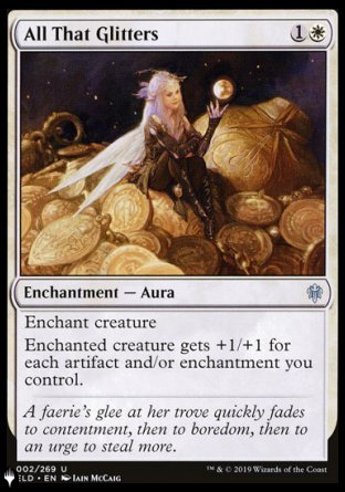 (002) Magic The Gathering The List Single: All That Glitters  Uncommon