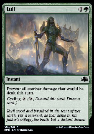 (169) Magic The Gathering Dominaria Remastered Single: Lull  Common