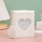 Mini Photo Album: Photocard Binder: PVC Heart: White