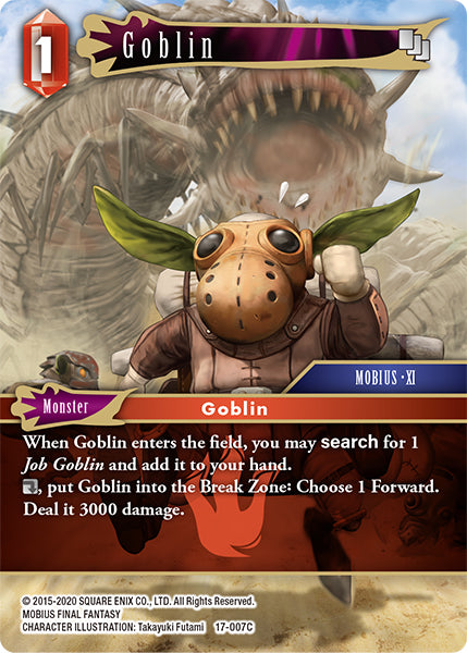 (007) Final Fantasy TCG Rebellion's Call Single: Goblin (17-007)  Common