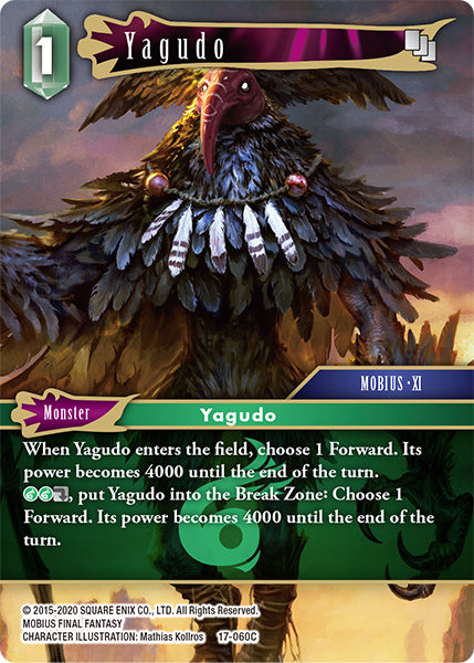 (060) Final Fantasy TCG Rebellion's Call Single: Yagudo (17-060)  Common