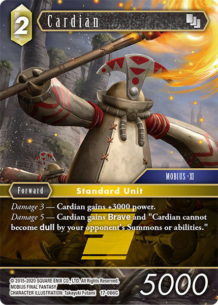 (066) Final Fantasy TCG Rebellion's Call Single: Cardian (17-066) Holo Common