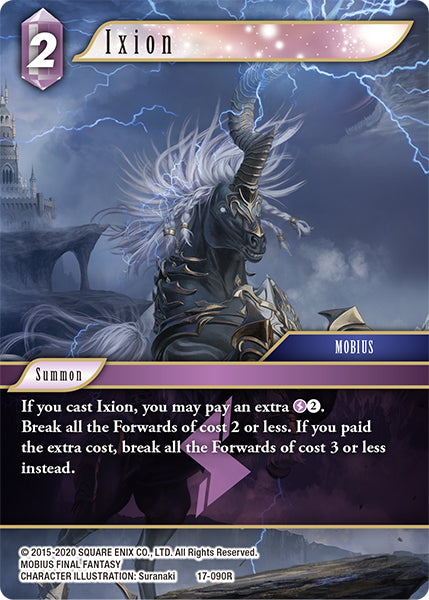 (090) Final Fantasy TCG Rebellion's Call Single: Ixion (17-090)  Rare