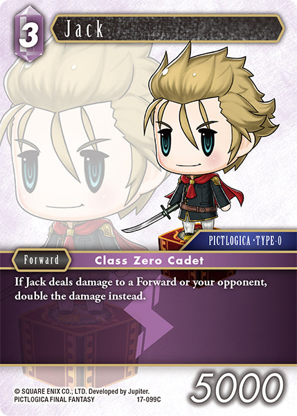 (099) Final Fantasy TCG Rebellion's Call Single: Jack (17-099)  Common