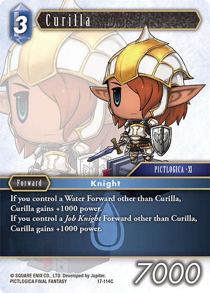 (114) Final Fantasy TCG Rebellion's Call Single: Curilla (17-114) Holo Common