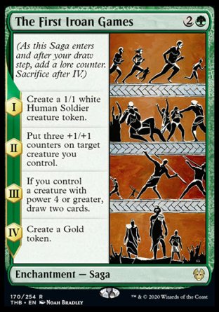 (170/254) Magic The Gathering Theros Beyond Death Single: The First Iroan Games  Rare