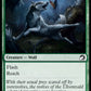 (170) Magic The Gathering Innistrad: Midnight Hunt Single: Bounding Wolf  Common