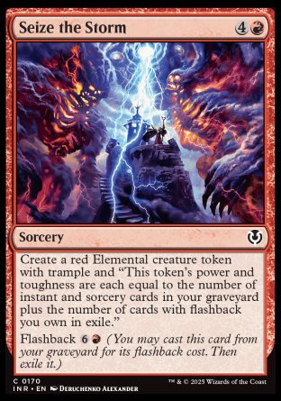 (170) Magic The Gathering Innistrad Remastered Single: Seize the Storm Holo Common