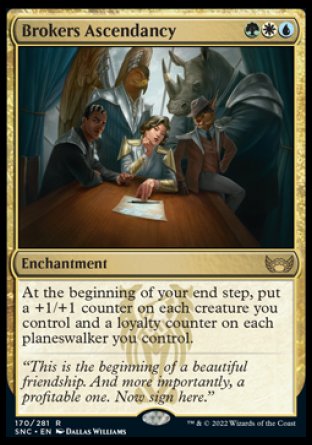 (170) Magic The Gathering Streets of New Capenna Single: Brokers Ascendancy  Rare
