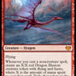 (170) Magic The Gathering Innistrad: Crimson Vow Single: Manaform Hellkite Holo Mythic