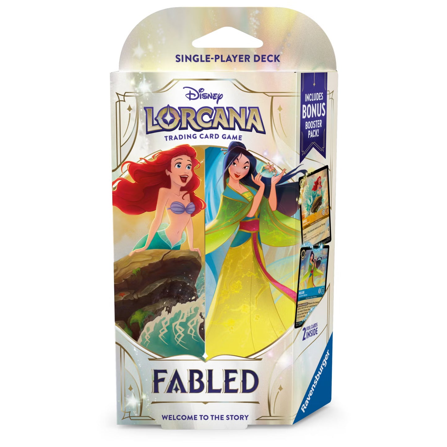 Disney Lorcana TCG: Set 9 Fabled - Starter Deck - Ariel & Mulan