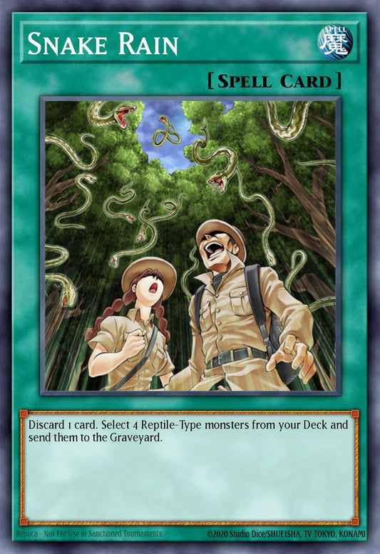 (051) YuGiOh TCG ANGU: Ancient Guardians Single: Snake Rain (V.1 - Rare)  Rare