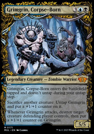 (171) Magic The Gathering Multiverse Legends Single: Grimgrin, Corpse-Born (V.3)  Mythic