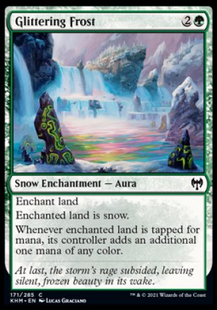 (171/285) Magic The Gathering Kaldheim Single: Glittering Frost  Common