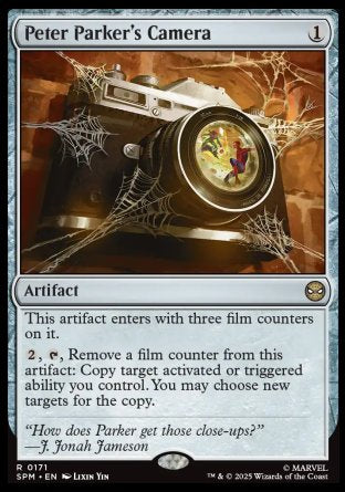 (171) Magic The Gathering Magic: The Gathering | Marvel's Spider-Man: Promos Single: Peter Parker's Camera Holo Rare