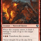 (171) Magic The Gathering Innistrad Remastered Single: Smoldering Werewolf / Erupting Dreadwolf Holo Uncommon