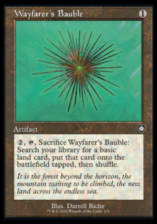 (171) Magic The Gathering Commander: The Brothers' War Single: Wayfarer's Bauble  Common