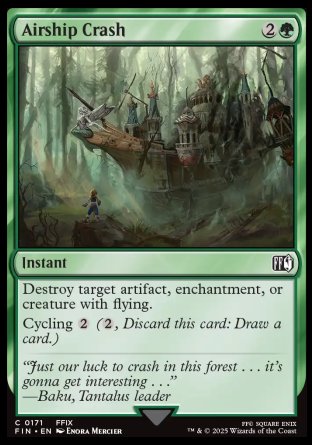 (171) Magic The Gathering Magic: The Gathering - FINAL FANTASY Single: Airship Crash Holo Common