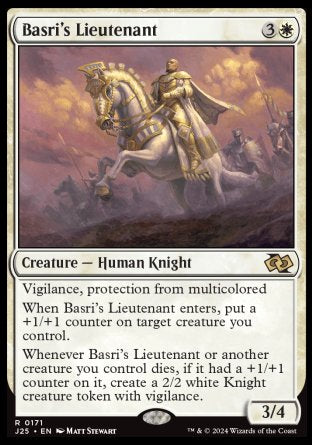 (171) Magic The Gathering Foundations Jumpstart Single: Basri's Lieutenant  Rare