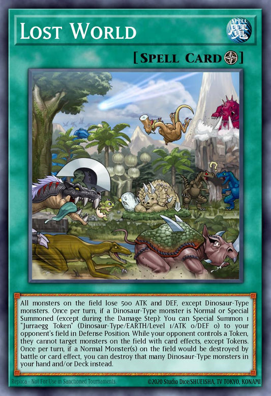 (057) YuGiOh TCG WISU: Wild Survivors Single: Lost World  Rare