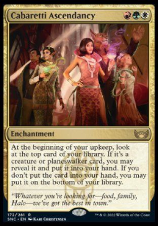 (172) Magic The Gathering Streets of New Capenna Single: Cabaretti Ascendancy Holo Rare