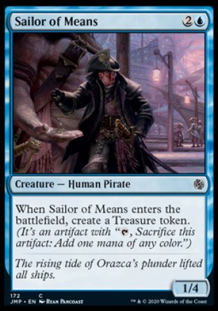 (172) Magic The Gathering Jumpstart Single: Sailor of Means  Common