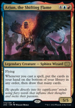 (172) Magic The Gathering Double Masters 2022 Single: Arjun, the Shifting Flame Holo Rare