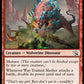 (172) Magic The Gathering March of the Machine Single: War-Trained Slasher  Common