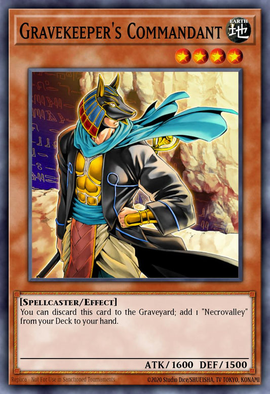 (191) YuGiOh TCG LCYW: Legendary Collection 3: Mega Pack Single: Gravekeeper's Commandant  Ultra Rare